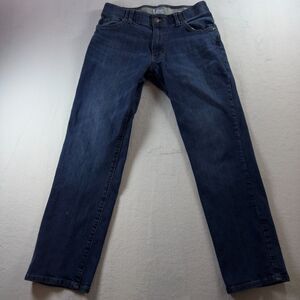 Lee Men’s Jean Regular Fit Straight Leg Size 31x30 Denim Color Blue